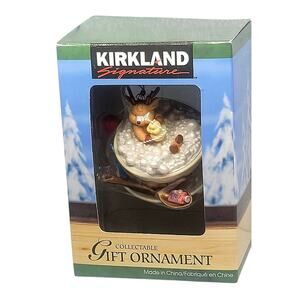 Vintage 1997 Westmar Christmas Ornament Baby Deer Ducky Bubble Bath Tea Cup